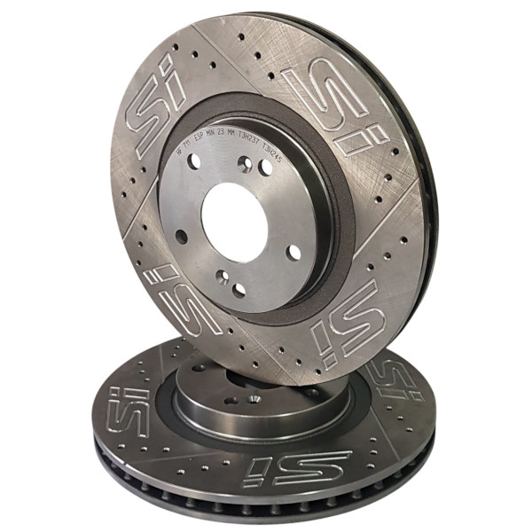 Disco de Freio Dianteiro Frisado Esportivo Honda Civic 2.0 16v Si - HF711 BD2912 300mm Ventilado